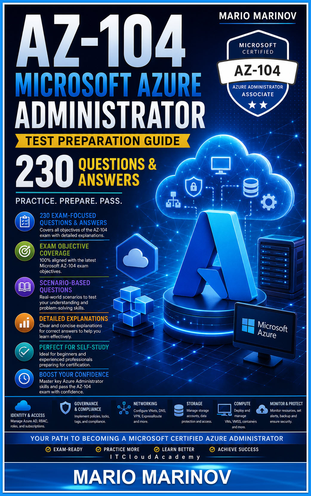 AZ-104 Microsoft Azure Administrator Test Preparation Guide 230 Questions & Answers