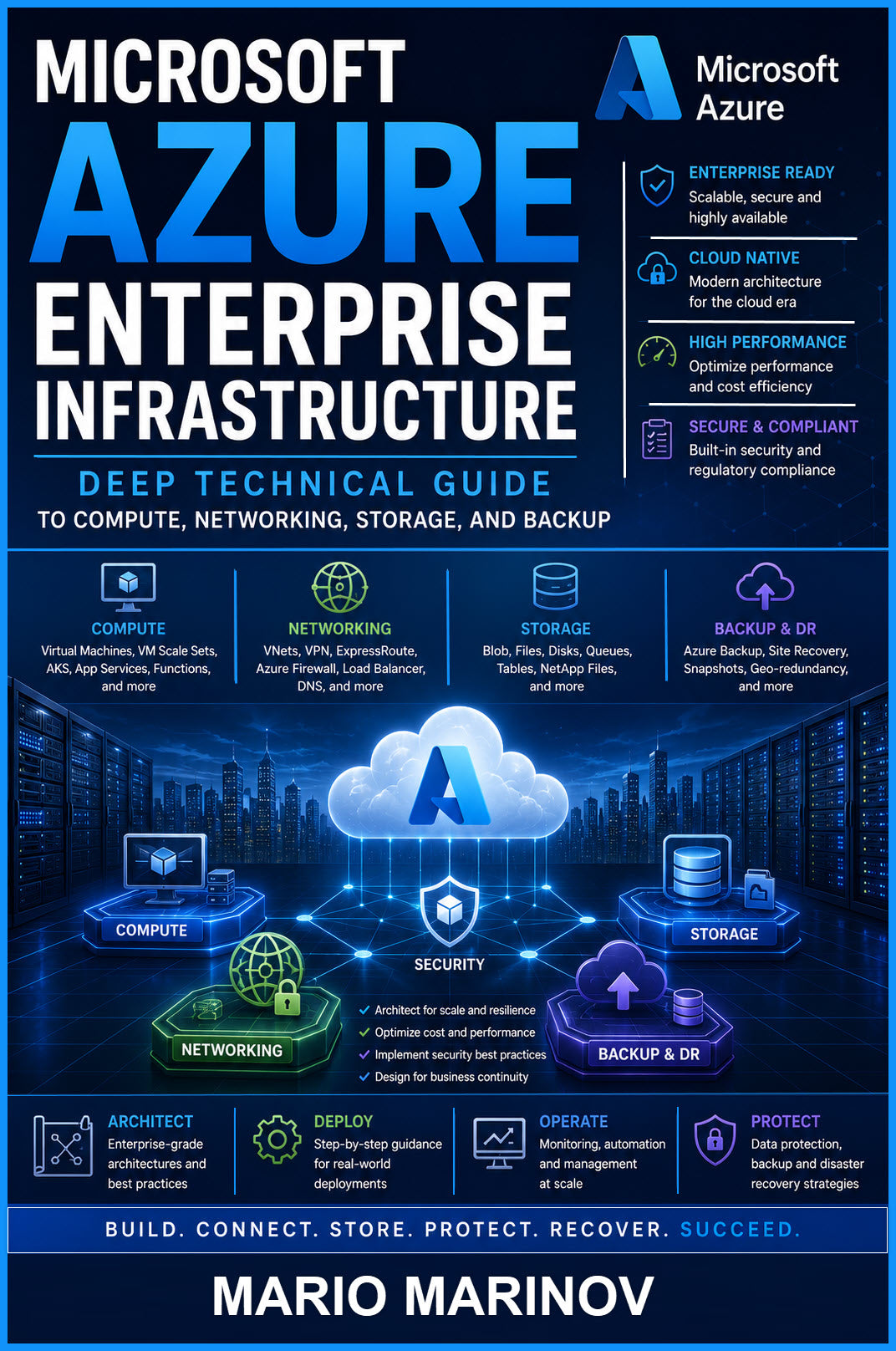 Microsoft Azure Enterprise Infrastructure Deep Technical Guide to Compute, Networking, Storage, and Backup